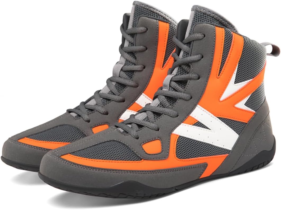 Women Men Wrestling Sneakers, Teenagers Unisex Boxing Shoes Lightweight Breathable Bodybuilding Athletic Fitness Shoes Big Size_vogvips.com