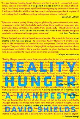 Reality Hunger (Vintage)