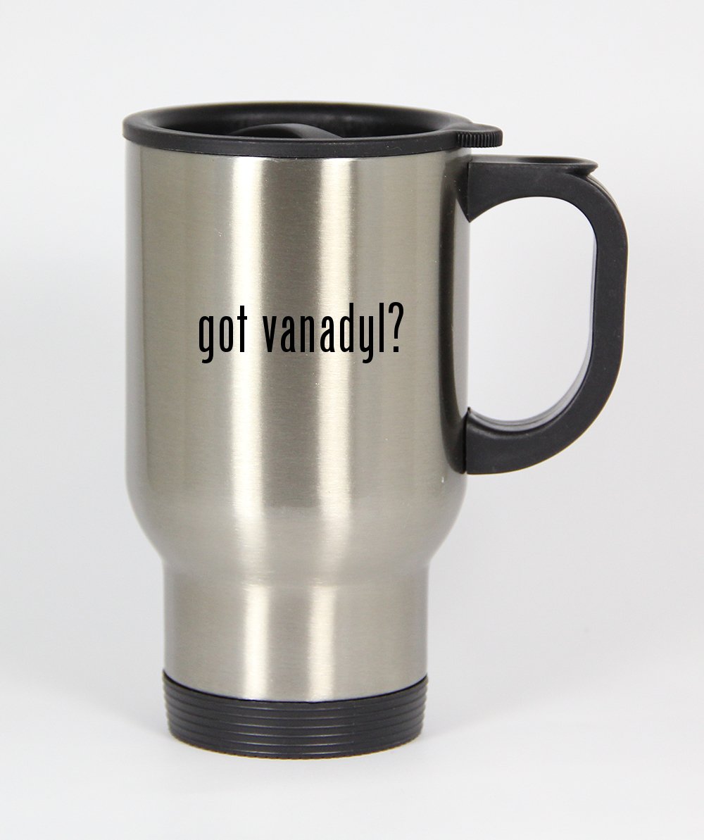 

got vanadyl - 14oz Silver Travel Mug