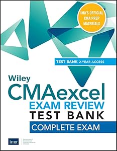 Wiley CMAexcel Learning System Exam Review 2021 Test Bank: Complete Exam (2-year access)