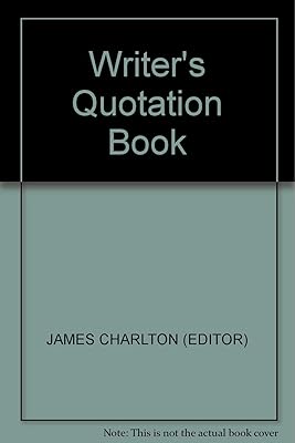 Writer's Quotation Book
