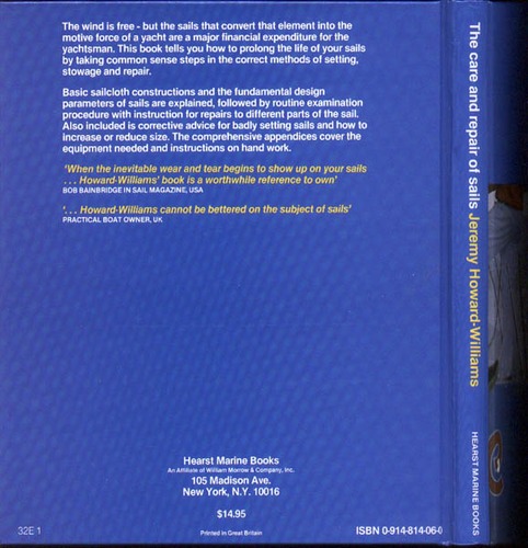 The Care and Repair of Sails by Jeremy Howard-Williams