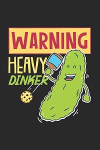 Warning Heavy Dinker: 120 Pages I 6x9 I Dot Grid