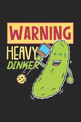Warning Heavy Dinker: 120 Pages I 6x9 I Dot Grid