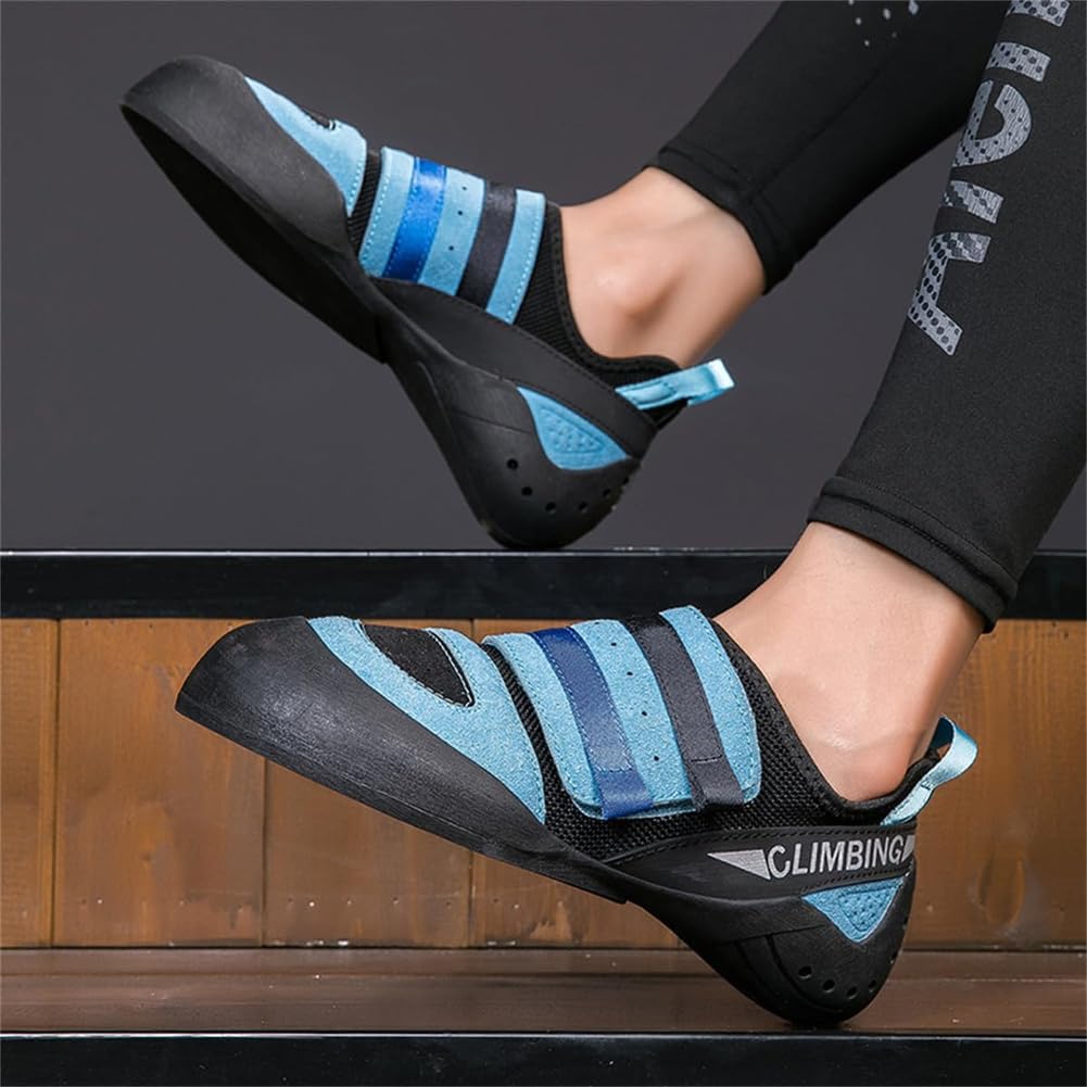 Rock Climbing Shoes For Women, Non-Slip Indoor Training Footwear Lightweight Breathable Biking Beginners Bouldering Sneakers_vogvips.com
