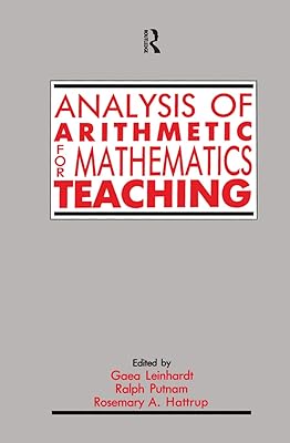 Analysis of Arithmetic for Mathematics Teaching