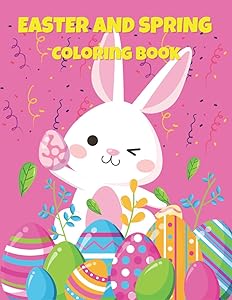 Easter and Spring Coloring Book by CREATIVE CASTLE BOOKS