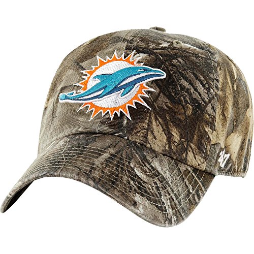 '47 Brand Miami Dolphins NFL Realtree Camo Clean Up Cap
