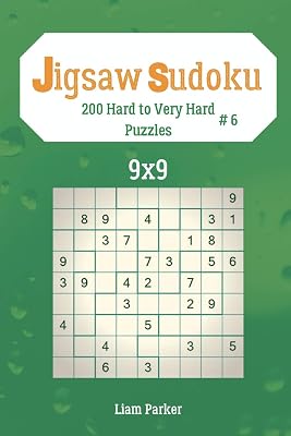 Jigsaw Sudoku - 200 Hard to Very Hard Puzzles 9x9 vol.6