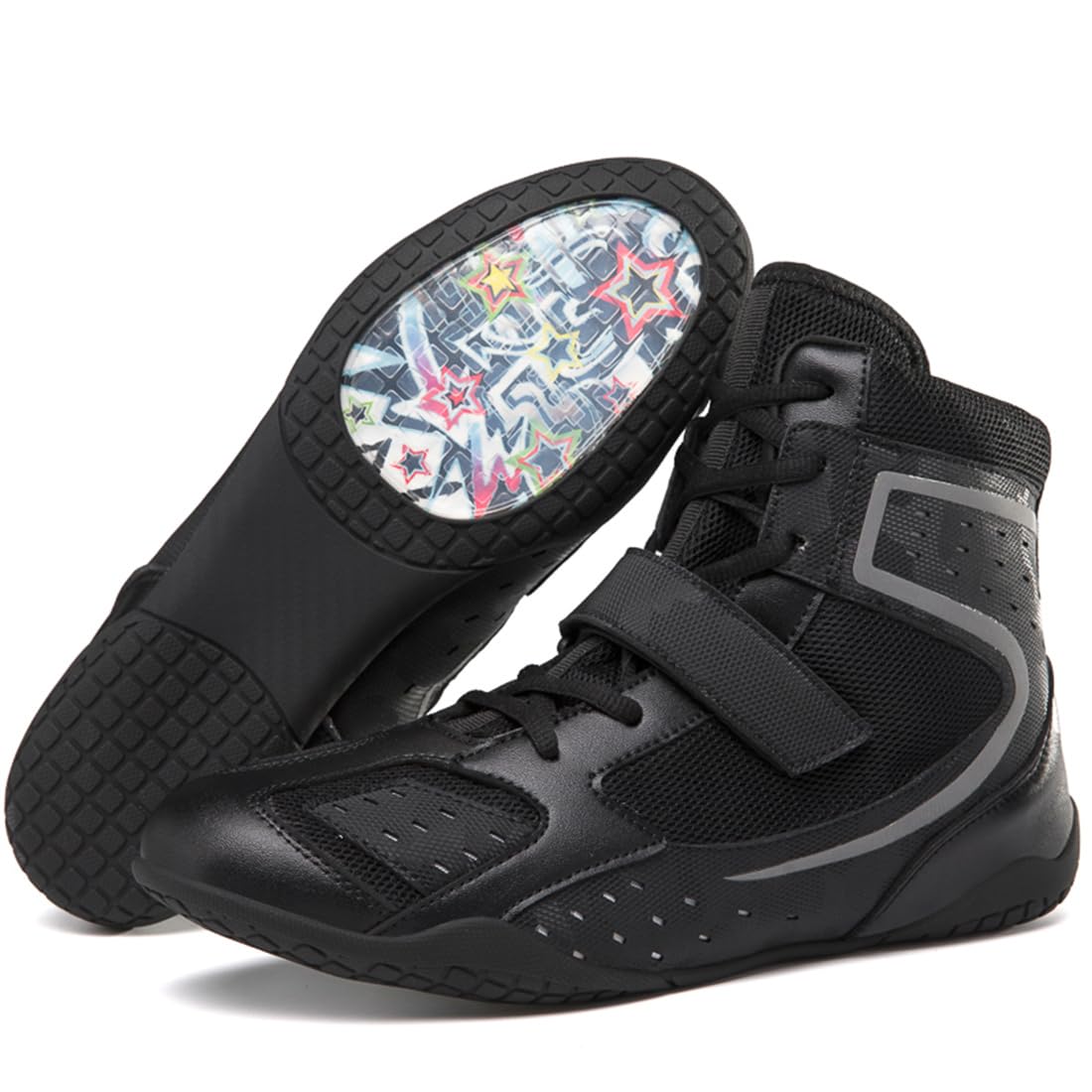 Wrestling Fighting Shoes For Adults Unisex Boxing Fitness Sports Sneakers Youth Boxing Boot Lightweight Mesh Bodybuilding Training Shoes_vogvips.com