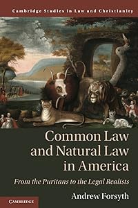 Common Law and Natural Law in America (Law and Christianity) by Andrew Forsyth
