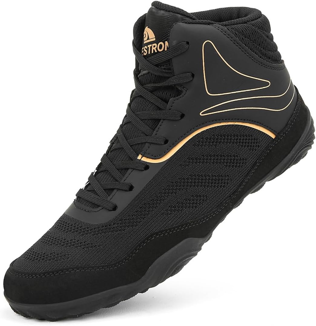 Unisex's Boxing Shoes Boxing Wrestling Footwear Breathable Comfort Breathable Kickboxing Boots Non-Slip Youth Sports Trainers_vogvips.com