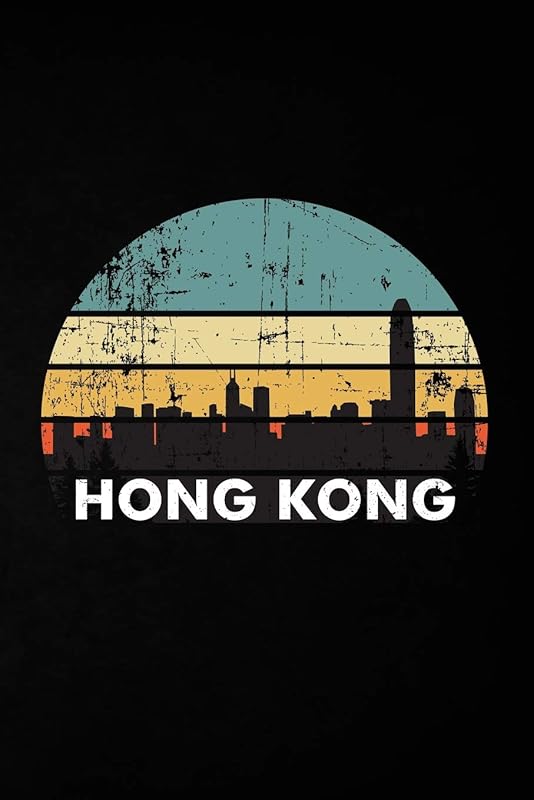 Hong Kong: 6x9 inch travel size 110 blank lined pages. by Kyra Blanchard
