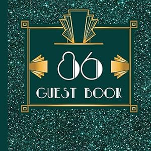 86 Guest Book: Teal Guest Book Includes Gift Tracker and Picture Pages to Create a Lasting Keepsake to Treasure Forever