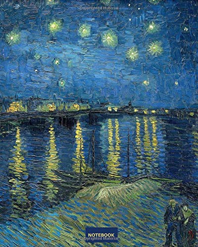 Algopix Similar Product 6 - Van Gogh Notebook Starry Night Over