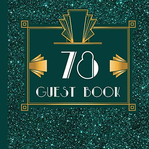 78 Guest Book: Teal Guest Book Includes Gift Tracker and Picture Pages to Create a Lasting Keepsake to Treasure Forever by Gatsby Design