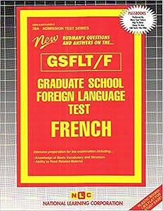 Graduate School Foreign Language Test (GSFLT) - French