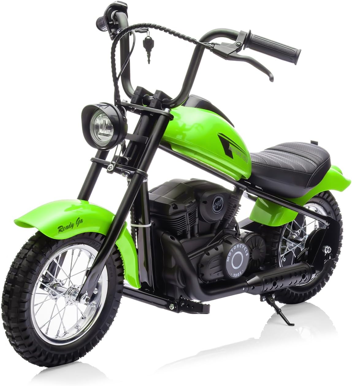 Kids Electric Dirt Bike (Ages 8-14) 24v 250w,LED,Leather Seat,Dual