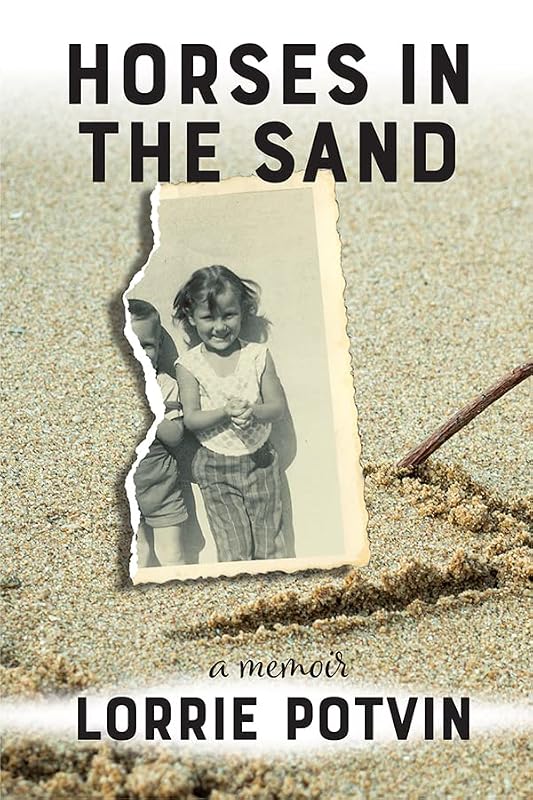 Horses in the Sand by Lorrie Potvin