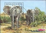 Briefmarken für Sammler: Benin Block13 gestempelt 1995 Säugetiere Afrikas - Prophila