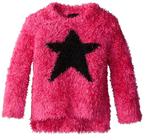 

Girls Rule Little Girls' Star Intarsia Sweater with Sequins