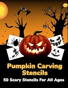 Pumpkin Carving Stencils: 50 Fun Patterns For All Ages and Skills (Halloween Crafts) by Natalie Davis Publishing