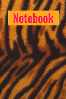 note book: tiger print girls note book