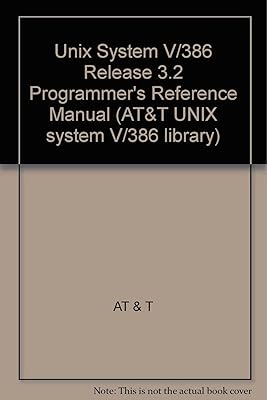 Unix System V/386 Release 3.2 Programmer's Reference Manual