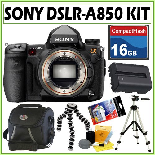 Sony Alpha DSLRA850 DSLRA850 24.6MP Digital SLR Camera Body + 16GB