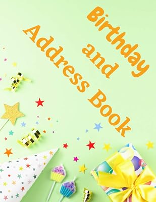 Birthday and Address Book: with Alphabet Index, for Name, Address, Telephone, Email, Birthday, Notes, A4 (Address Book and Birthdays)