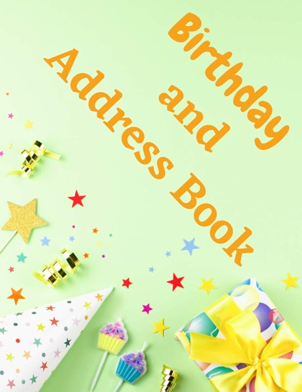 Birthday and Address Book: with Alphabet Index, for Name, Address, Telephone, Email, Birthday, Notes, A4 (Address Book and Birthdays) by Igor Bitca