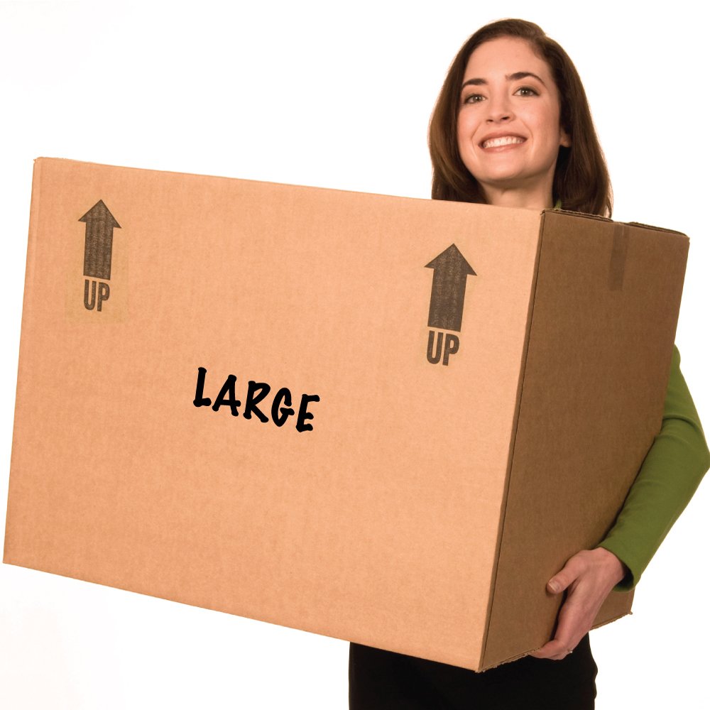 

EcoBox 24 x 18 x 18 Inches Genuine Large Moving Boxes, Pack of 7 (V-6825)