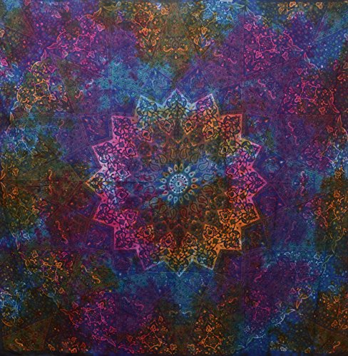 Blue Tie Dye Bohemian Tapestry Elephant Star Mandala Tapestry Tapestry Wall Hanging Boho Tapestry Hippie Hippy Tapestry Beach Coverlet Curtain Queen Tapestry 84
