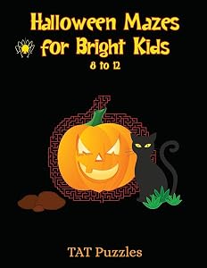 Halloween Mazes for Bright Kids 8-12 by Margaret Gregory