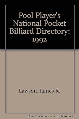 Pool Player's National Pocket Billiard Directory: 1992