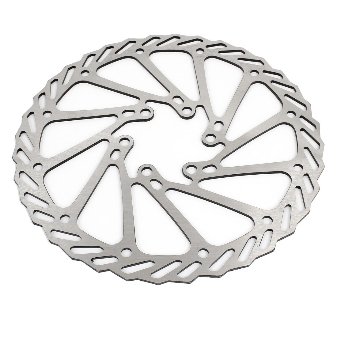 

Bicycle Silver Tone Decorative 160mm Diameter MTB Disc Brake Rotor