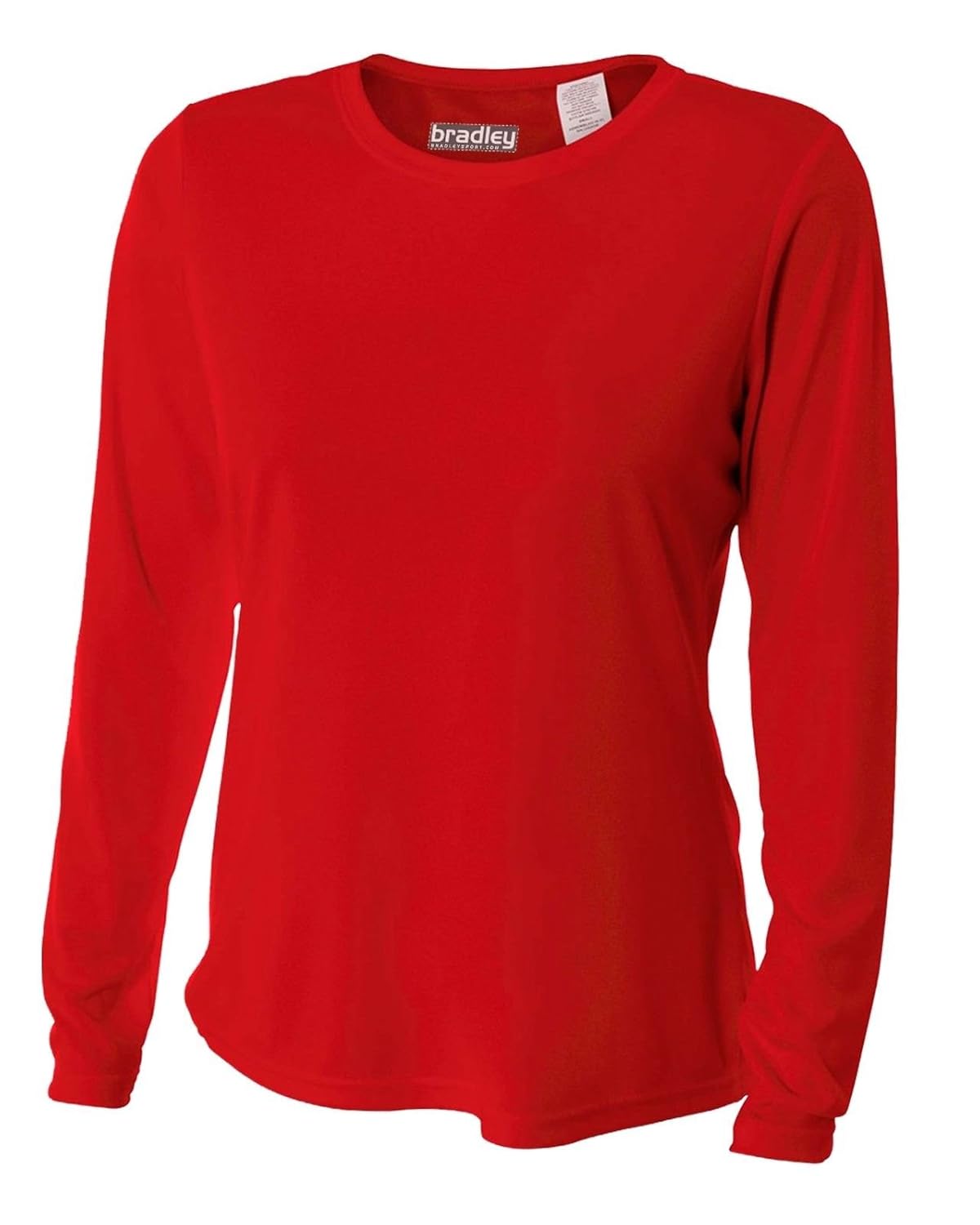 

Bradley Women's Loose Fitting Long Sleeve Rash Guard Swim Shirt UV XX-Large Red