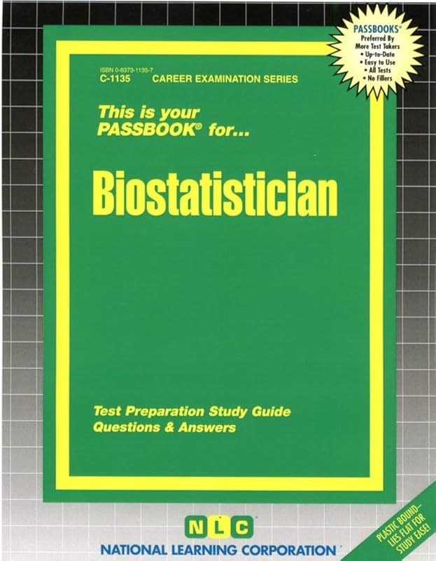 Biostatistician(Passbooks) (Career Examination Series) by National Learning Corporation