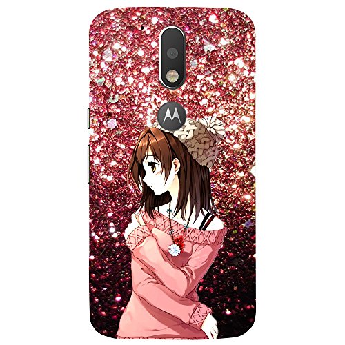 MyBestow Beautiful Girl - Mobile Back Case Cover for Motorola Moto G4 Plus