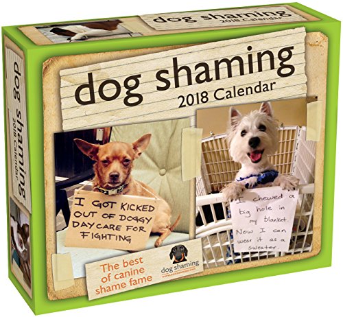 Dog Shaming 2018 Day-to-Day Calendar by Pascale Lemire