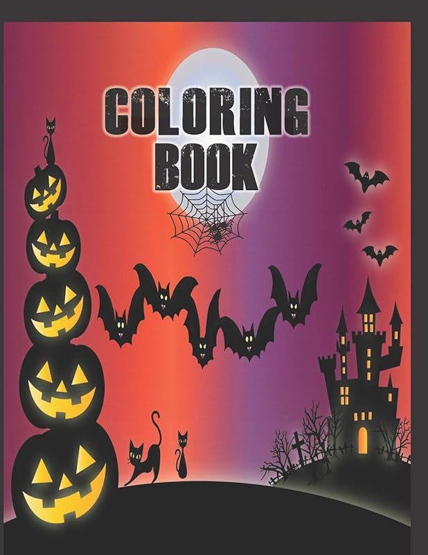 Coloring Book: Cute Halloween Book for Kids, 3-5 yr olds by Halloween Activity Books