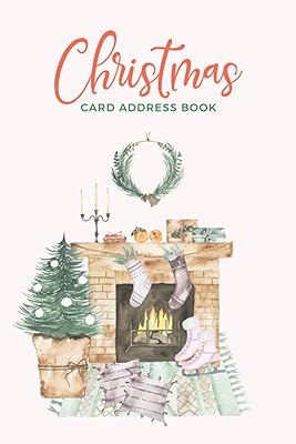 Christmas Card Address Book: Record Book and Tracker For Holiday Greeting Cards - Cozy Place Watercolor Design (Beautiful Christmas Card Address Books)
