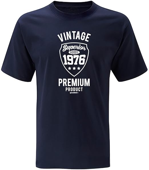 40th Birthday Gifts - Vintage 1976 Mens T shirt - 40th Birthday Gift Ideas