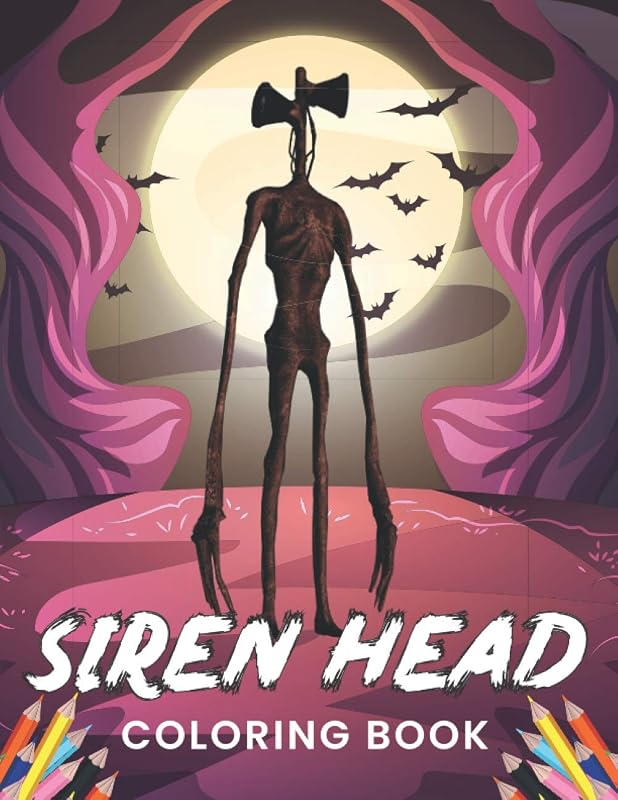 Siren Head Coloring Book: Siren head Coloring book for kids a book featuring Perfect cover and perfect illustration Featuring Trevor Henderson's Creatures Cool Gift for Monsters Titan Lovers by Shary Jefson Publishing