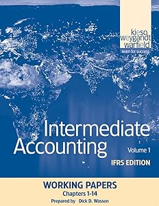 Intermediate Accounting, Working Papers, Volume 1: IFRS Edition
