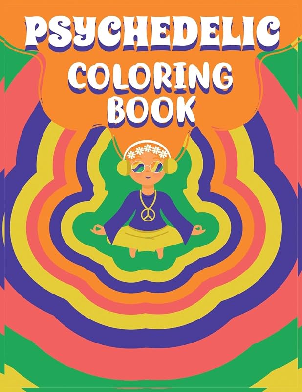 Psychedelic Coloring Book by unknown author