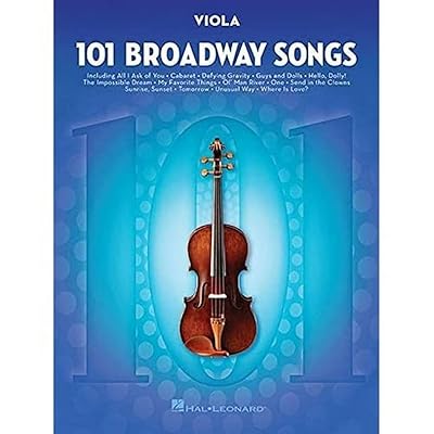 101 Broadway Songs for Viola