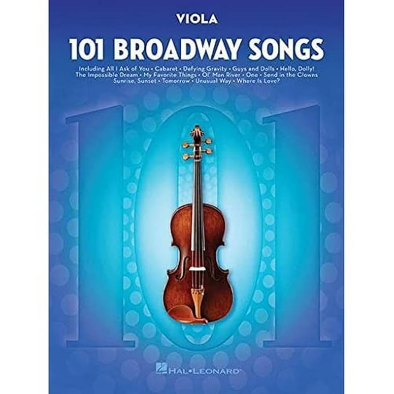 101 Broadway Songs for Viola by Hal Leonard Corp.