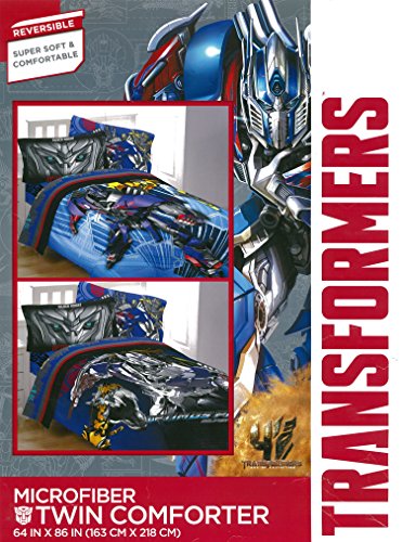 Transformers Optimus Prime Age of Extinction microfiber twin comforter
