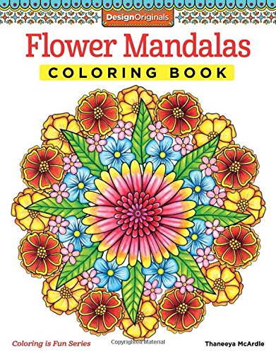 Flower Mandalas Coloring Book (Coloring Is Fun)